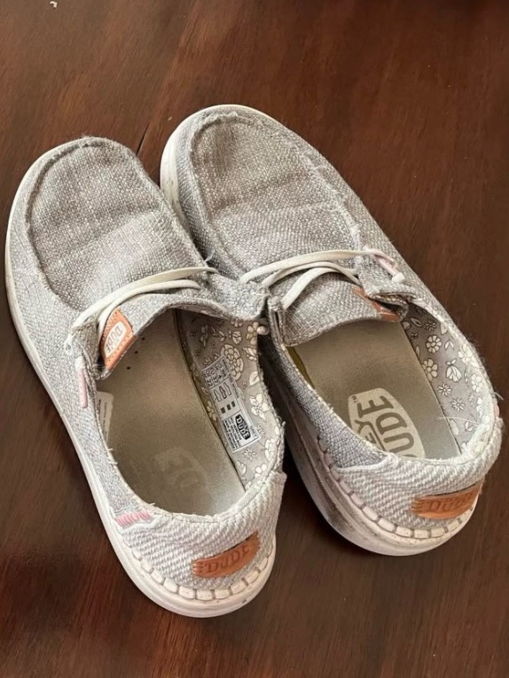 Woman’s Heather Gray Slip-On Shoes